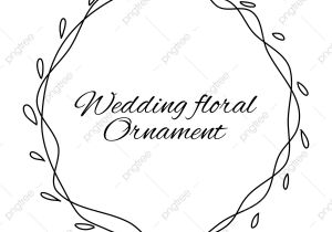 Wedding Card Clipart Free Download isolated Frame ornament Floral Doodle Hand Drawn Wedding