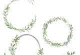 Wedding Card Logo Clipart Free Download Greenery White Flower Greenery Wedding Watercolor Clip Art