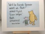 Wedding Card Quotes for Friends Friend Card Winnie the Pooh Quote Friends forever Bestie