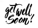 Wedding Card Quotes In English Get Well soon Card Positive Quote Ink Illustration Modern