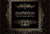 Wedding Card Vector Free Download Intricate Baroque Luxury Wedding Invitation Card