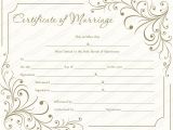Wedding Ceremony Certificate Template Creamy Gray Marriage Certificate Template Get
