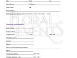 Wedding Flower Contract Template Florist Wedding Contract for Posies Poms In 2019