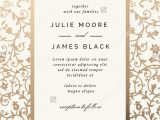Wedding Invitation Card Background Hd Vintage Wedding Invitation Template with Golden Floral Backg