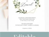 Wedding Invitation Card with Name Editing Kristina Invitation Diy Wedding Stationery Wedding