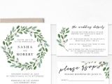Wedding Invitation Card with Name Editing Rustic Wedding Invitation Editable Wedding Invite Rustic