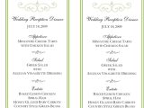 Wedding Menu Samples Templates Wedding Menu Template 5 Free Printable Menu Cards