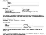 Wedding Musician Contract Template 19 Music Contract Templates Word Google Docs format