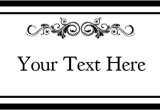 Wedding Name Plate Template Name Tag Label Templates Hello My Name is Templates