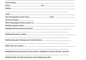 Wedding Photography Contracts Templates 23 Photography Contract Templates and Samples In Pdf
