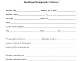 Wedding Photography Contracts Templates Photography Contract Example 17 Free Word Pdf Documents