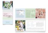Wedding Planner Brochure Template Wedding event Planning Brochure Template Word Publisher