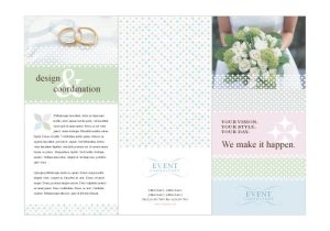Wedding Planner Brochure Template Wedding event Planning Print Template Pack From Serif Com