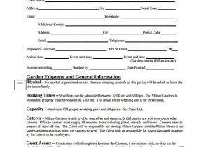 Wedding Reception Contract Template Wedding Contract Template 18 Download Free Documents
