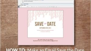 Wedding Save the Date Email Template Diy Wedding Save the Date Email How to E M Papers