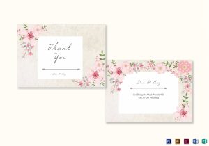 Wedding Thank You Card Template Pin On Wedding Thank You Cards