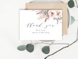 Wedding Thank You Card Template Thank You Cards Template Wedding Inserts 100 Editable Text
