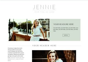 Weebly Templates for Photographers Weebly Template the Quot Jennie Quot with Website Blog and Shop