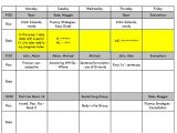 Week at A Glance Lesson Plan Template Free See Your Week at A Glance Use This Template to Plan