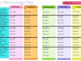 Week at A Glance Lesson Plan Template Secondgradesweeties Lesson Plans and A Printable