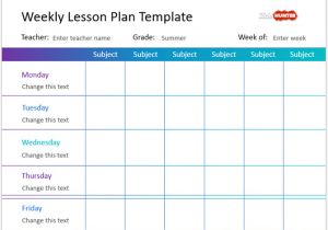 Week Long Lesson Plan Template the Best Powerpoint Templates for Educational Presentations