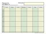 Week organizer Template Printable Weekly Planner Template Weekly Planner