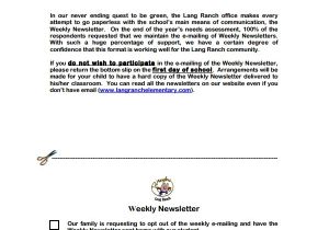 Weekly Email Newsletter Templates Sample Weekly Newsletter Template 9 Free Documents