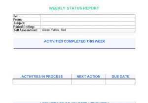 Weekly Update Email Template 6 Awesome Weekly Status Report Templates Free Download