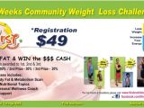 Weight Loss Challenge Flyer Template Free Promotions First Nutrition