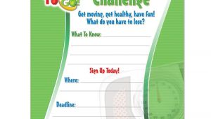 Weight Loss Challenge Flyer Template Free Weight Loss Challenge Laminated Poster Positive Promotions