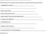 Weight Loss Contract Template Employee Agreement is A Contract Between An Employer and