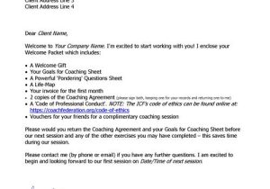 Welcome Email Template for New Client Welcome Pack toolkit Coaching tools From the Coaching