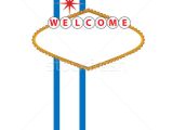 Welcome to Las Vegas Sign Template Blank Las Vegas Sign Vector Illustration C soleilc