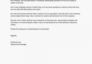 Welcome to the Team Email Template Here are Sample Announcements to Welcome A New Employee