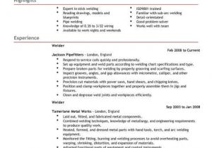 Welder Fresher Resume format the Best Cv and Cover Letter Templates In the Uk Livecareer