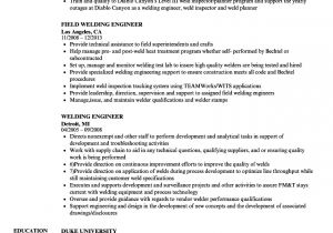 Welding Engineer Resume Pdf Welding Engineer Resume Samples Velvet Jobs