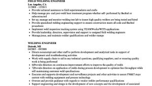 Welding Engineer Resume Welding Engineer Resume Samples Velvet Jobs