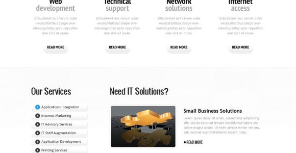 Wesite Templates Internet Website Template 36204