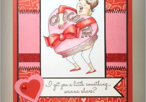 What Did the Valentine Card Say to the Stamp Valentines by Karen Day Art Impressions Art Impressions