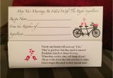 What Do You Say In A Marriage Card Recipe Card for Bridal Shower Cute Poem Bridal Shower