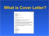 What is A Cover Letter Used for What is Cover Letter