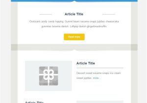 What is A Responsive Email Template 30 Best Newsletter Email Templates Feedtip