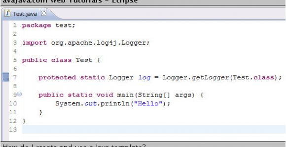 What is A Template In Java How Do I Create and Use A Java Template Web Tutorials