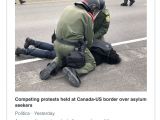 What is A Us Border Crossing Card This is A Photo Of Canadian Law Enforcement Arresting A