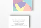 What is A Virtual Business Card Pastel Design Business Card