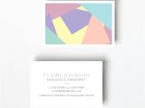 What is A Virtual Business Card Pastel Design Business Card