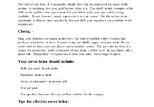 What is An Example Of A Cover Letter What is A Cover Letter