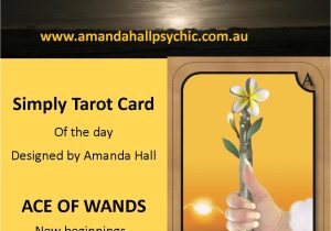 What is My Tarot Card Birthday Simplytarotcar Tuesday 29 8 17 Ace Of Wands New Beginnings