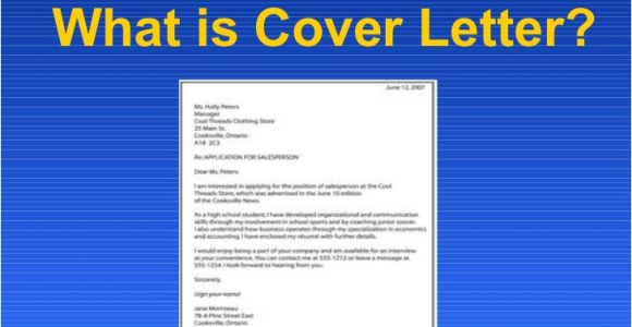 What is the Definition Of Cover Letter What is Cover Letter