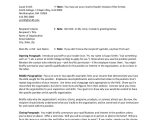 What is the format for A Cover Letter 9 Sample Cover Letter formats Sample Templates
